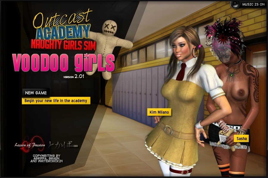 Outcast Academy Naughty Girls Sim "VOODOO GIRLS" v2.01 + Hack Mods