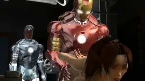 Iron Man and War Machine Action