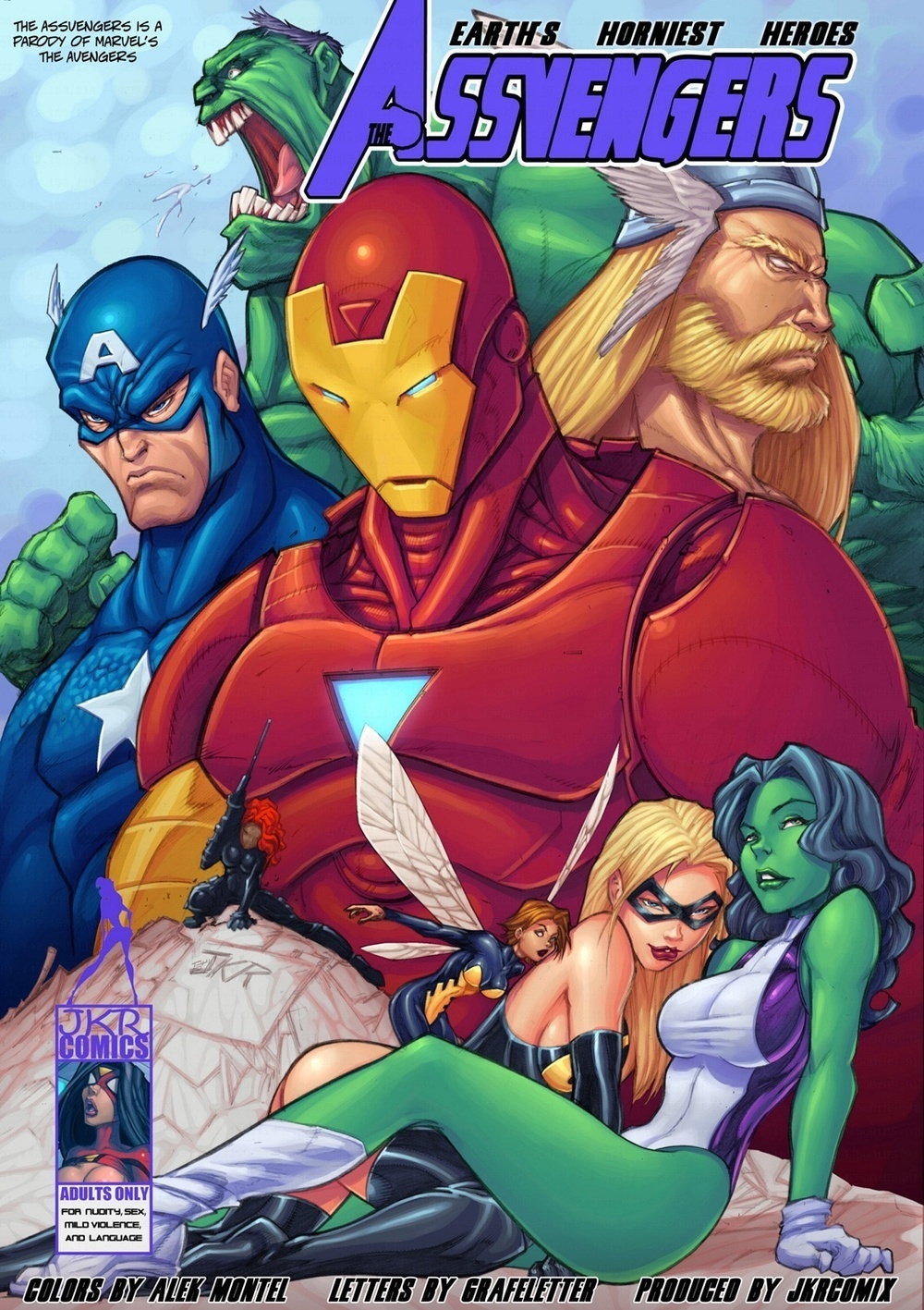 Download Avenger Porn - Download Porn 2D Comics Release JKRcomix - Marvel Assvenger - Part 1 For  Free | PornPlayBB.Com