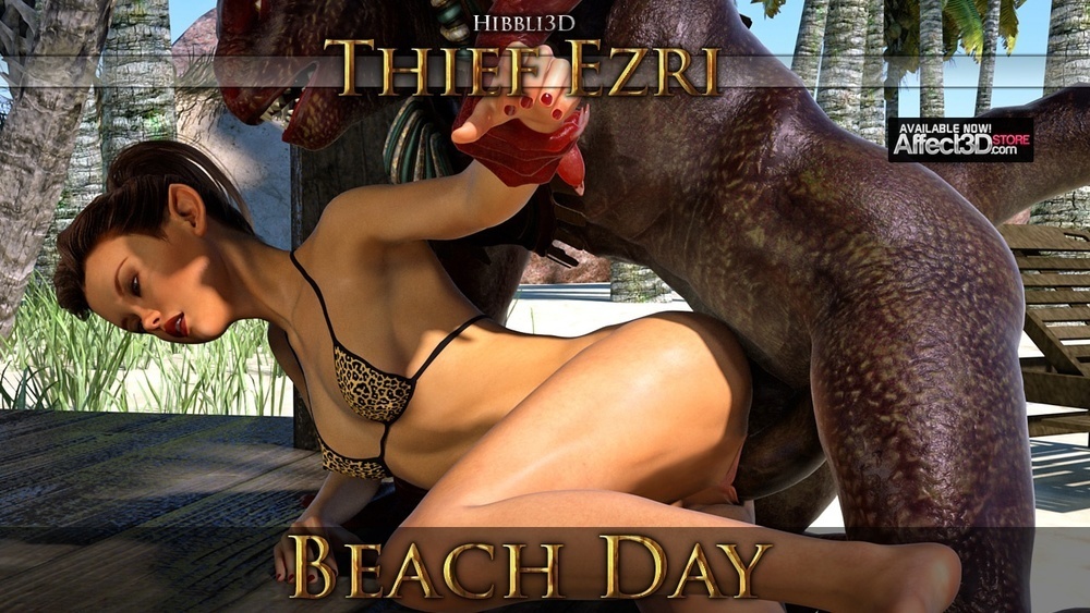 Hibbli3D – Thief Ezri – Beach Day Part 2